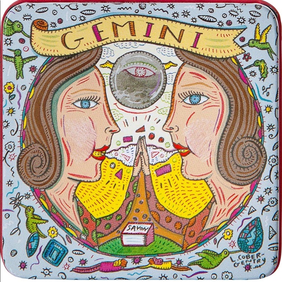 Pre De Provence Zodiac Collectible Tin Bar Soap, Gemini, 100 Gram Made in France - Picture 1 of 2